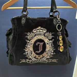 MAKE OFFER Vintage Velour Juicy Couture Day Dreamer Bag